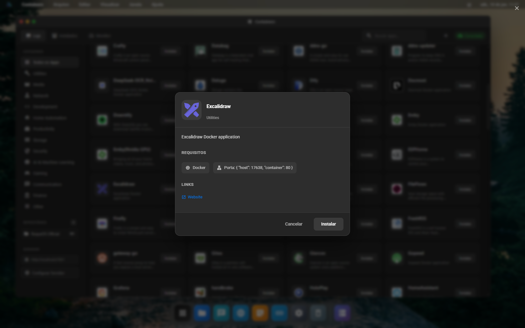 Installing an app from the App Store