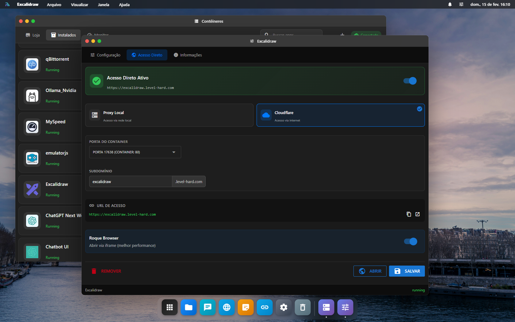 Reverse proxy access