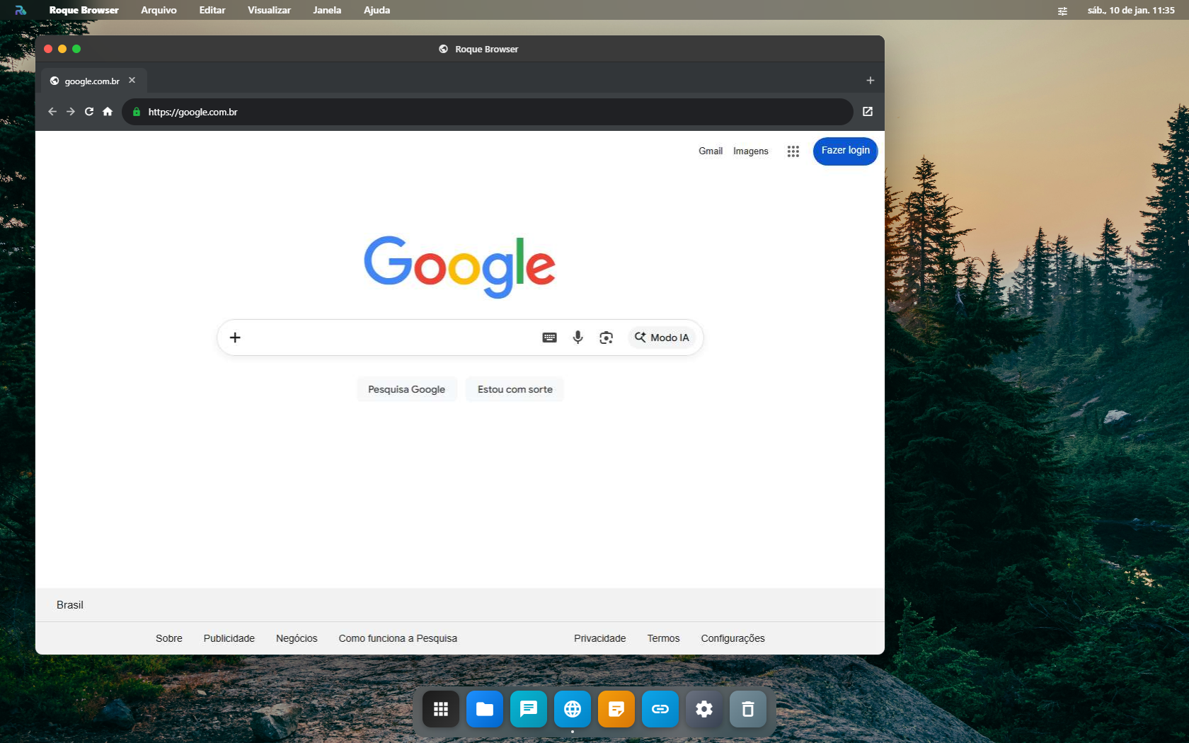 Remote Browser accessing Google