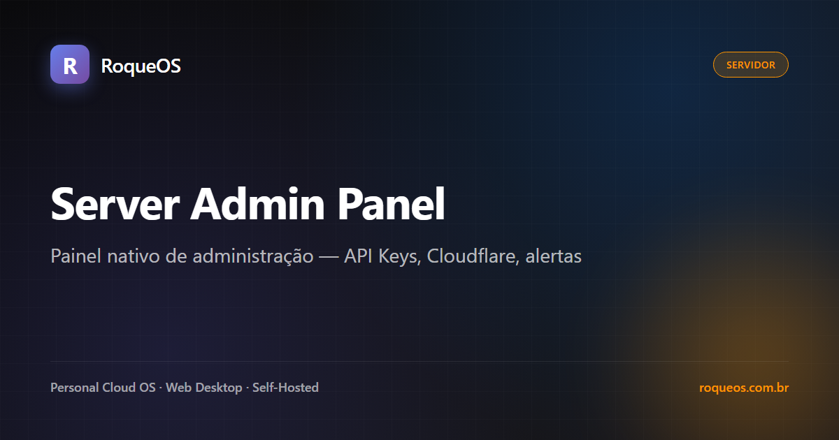 Server Admin Panel | RoqueOS